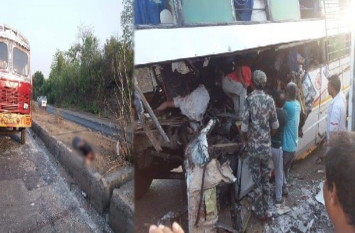 9 people died in hazaribagh road accident हजारीबाग:भीषण सड़क दुर्घटना में 11 की मौत, 20 घायल, मृतकों में पिता-पुत्र भी शामिल