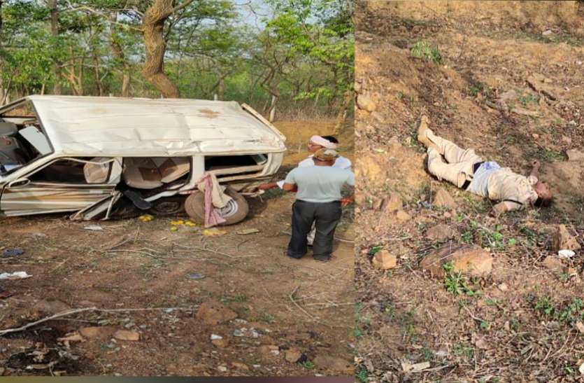 police accident पलक झपकते ही पुलिस वैन के साथ हुआ बड़ा हादसा, एक साथ थम गई दो पुलिस वाले की सांसे