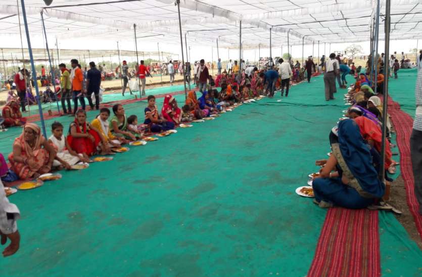 sheopur महायज्ञ के भंडारे में हजारों ने पाई महाप्रसादी