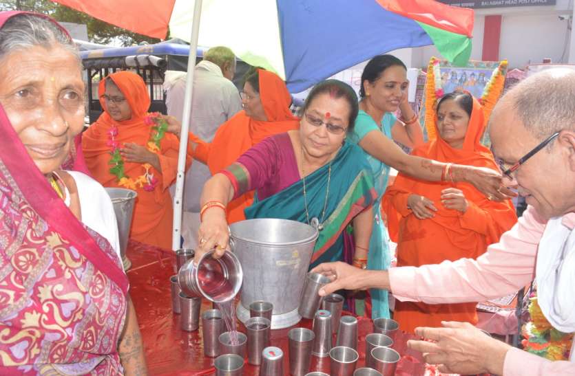 balaghat मानव उत्थान सेवा समिति ने मनाया गंगा दशहरा पर्व