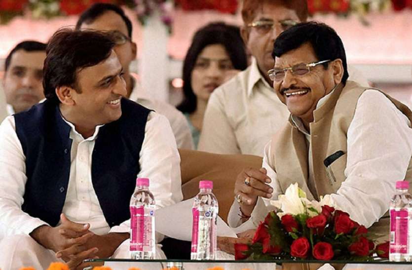 shivpal singh yadav, akhilesh yadav, mulayam singh yadav चाचा-भतीजे की दुश्मनी को दोस्ती में बदलने की सियासत का समीकरण