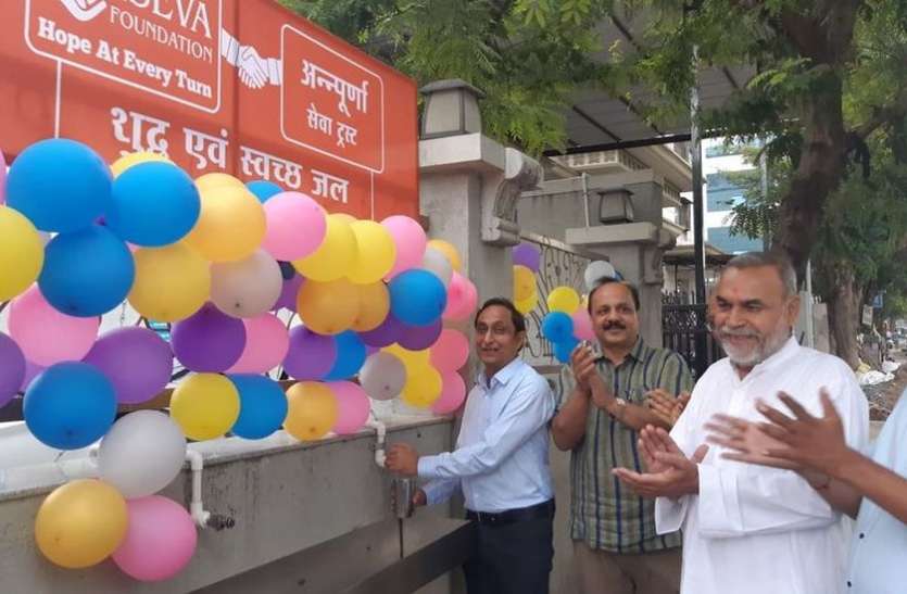 patrika भीषण गर्मी में गला होगा तर, सिल्क हेरीटेज मार्केट में प्याऊ का लोकार्पण