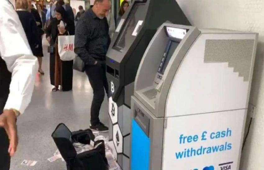 atm machine in london