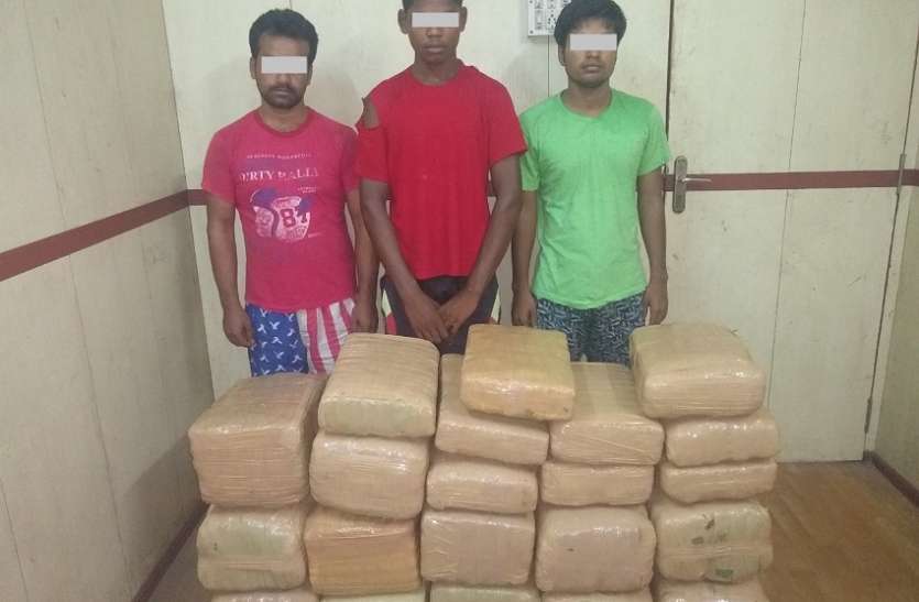 kolkata लिलुआ: कार में गांजा ला रहे 3 तस्कर गिरफ्तार