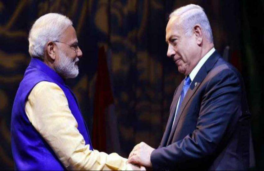 पीएम मोदी और पीएम बेंजामिन नेत्नयाहू