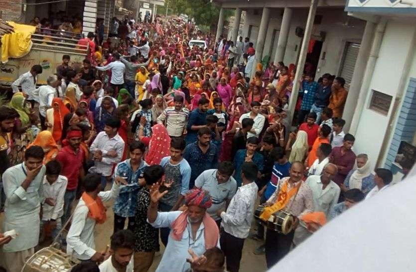 chittorgarh रूद्र महायज्ञ की पूर्णाहुति पर उमड़े श्रद्धालु