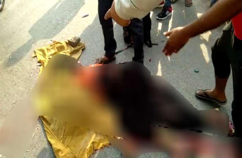 Road Accident बलिया में बाइक से गिरी लड़की को ट्रक ने रौंदा