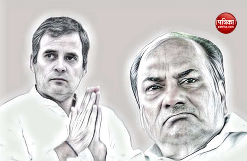 rahul gandhi and ak antony एके एंटनी की अध्यक्षता में कांग्रेस कोर कमेटी की बैठक, राहुल ने बनाई दूरी