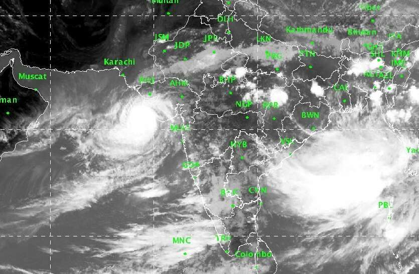 cyclon चक्रवात 'वायु' मुड़ा ओमान की ओर, लेकिन गुजरात अब भी 24 घंटे के हाई अलर्ट पर