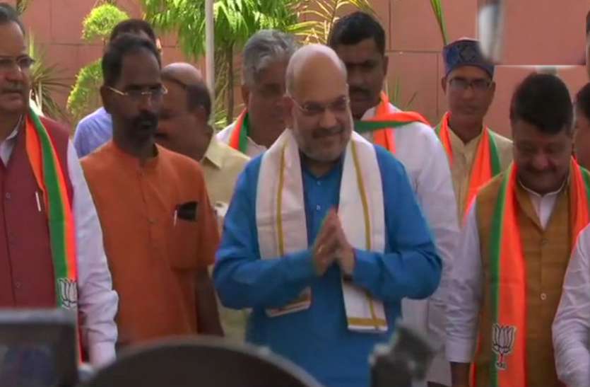 amit shah अब नए मिशन में भाजपा अध्यक्ष अमित शाह, प्रदेश अध्यक्ष और पदाधिकारियों की बुलाई बैठक