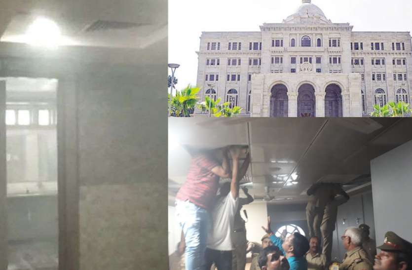 Lok bhawaw लोकभवन में आग की सूचना से मचा हड़कंप, दमकल व पुलिस विभाग पहुंचा मौके पर, सीएम योगी कर चुके थे बैठक
