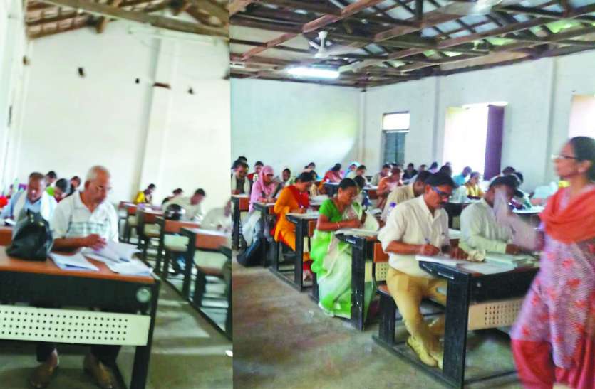 shikshak dakshta pareeksha यहां मास्साबों ने की खूब नकल