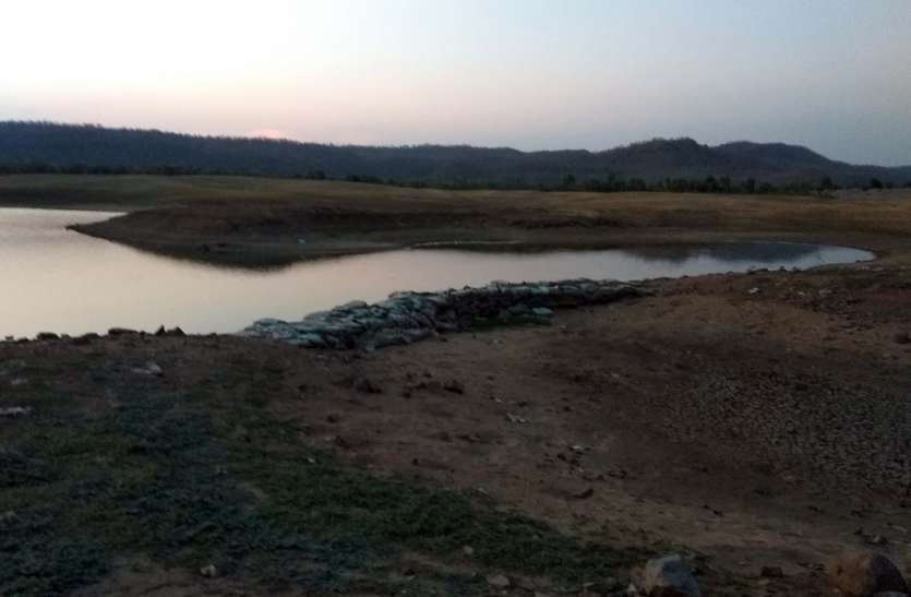 jal sankat जमुनिया सूखने की कगार पर
