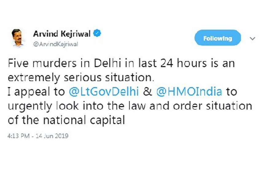 Arvind kejriwal tweet