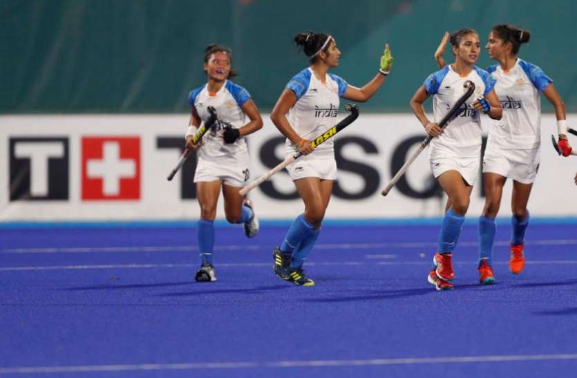 FIH Womens Series FIH वूमेंस सीरीज में भारतीय महिला हॉकी टीम की शानदार जीत, उरुग्वे को 4-1 से हराया