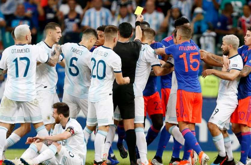 Argentina vs Columbia कोपा अमरीका 2019: कोलंबिया ने किया बड़ा उलटफेर, अर्जेंटीना को 2-0 से हराया