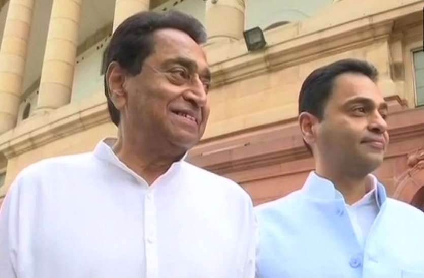 kamal nath पिता कमलनाथ के साथ पहली बार संसद पहुंचे नकुलनाथ, सांसद पद की लेंगे शपथ