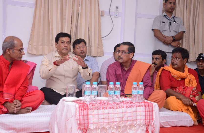 ASSAM CM Ambubachi Mela 2019: Assam CM सोनोवाल ने अंबुबाची मेले की तैयारियों का लिया जायजा
