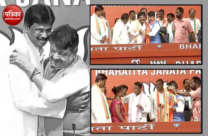 TMC MLA Biswajit Das joined BJP ममता बनर्जी को फिर झटका, TMC के एक विधायक और 12 पार्षद BJP में शामिल