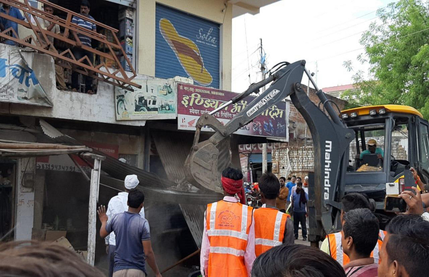 Ineffective anti-encroachment campaigns, ineffective in the market अतिक्रमण विरोधी मुहिम मोहल्लों में, बाजार में बेअसर
