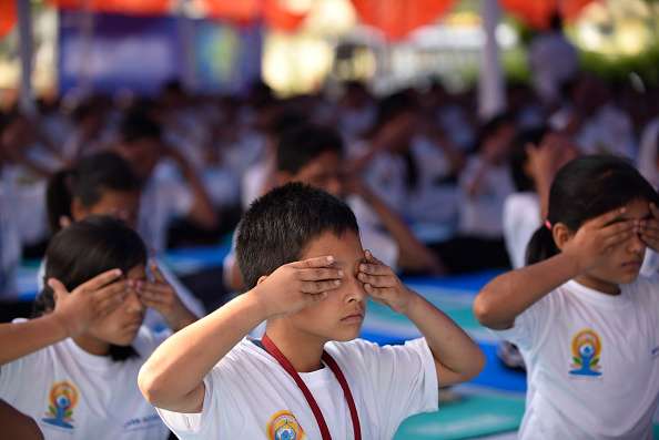Yoga day at Nepal