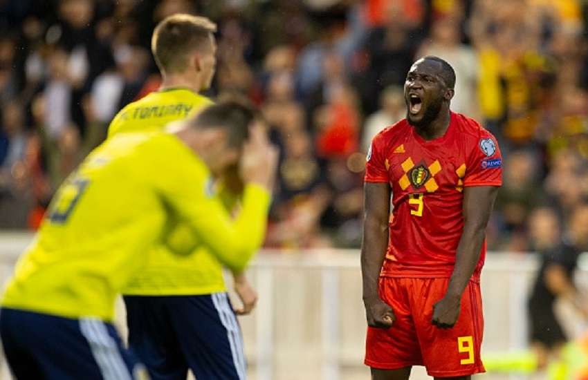 Striker Romelu Lukaku