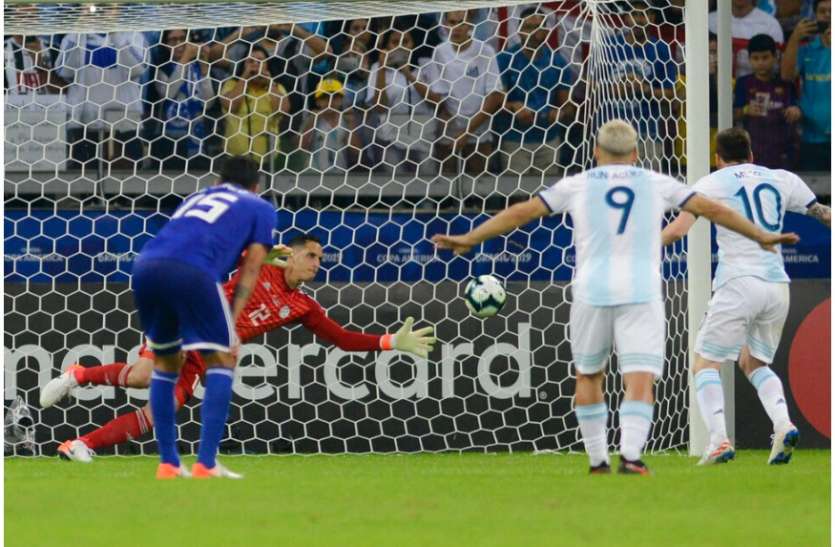 Copa America कोपा अमेरिका: लियोनल मेसी के गोल की बदौलत पराग्वे और अर्जेंटीना का मैच 1-1 से ड्रॉ