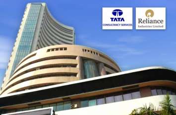 Sensex top 6 copmanies market cap fall down with 53,459 cr सेंसेक्स की शीर्ष 10 कंपनियों में 6 का गिरा मार्केट कैप, RIL को हुआ सबसे ज्यादा नुकसान