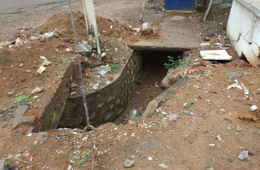 Risk of accidents from open drains