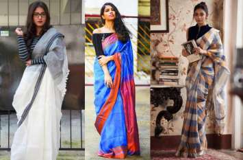 off sholder and cold sholder blouse in trends कोल्ड शोल्डर, पफ और लेस स्लीव्ज ब्लाउज फैशन के नए ट्रेंड्स