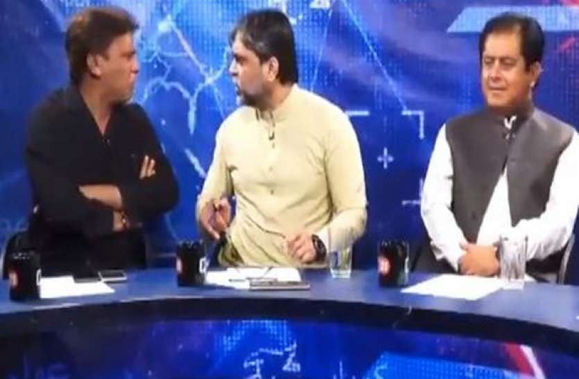 Image result for pakistan tv debate show fight