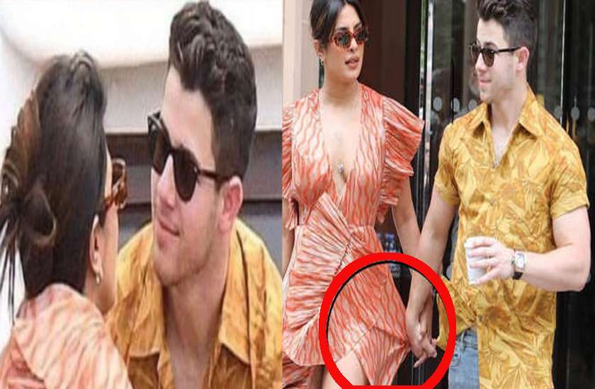 Priyanka Chopra oops moment new photos with nick jonas | रोमांस कर रहे