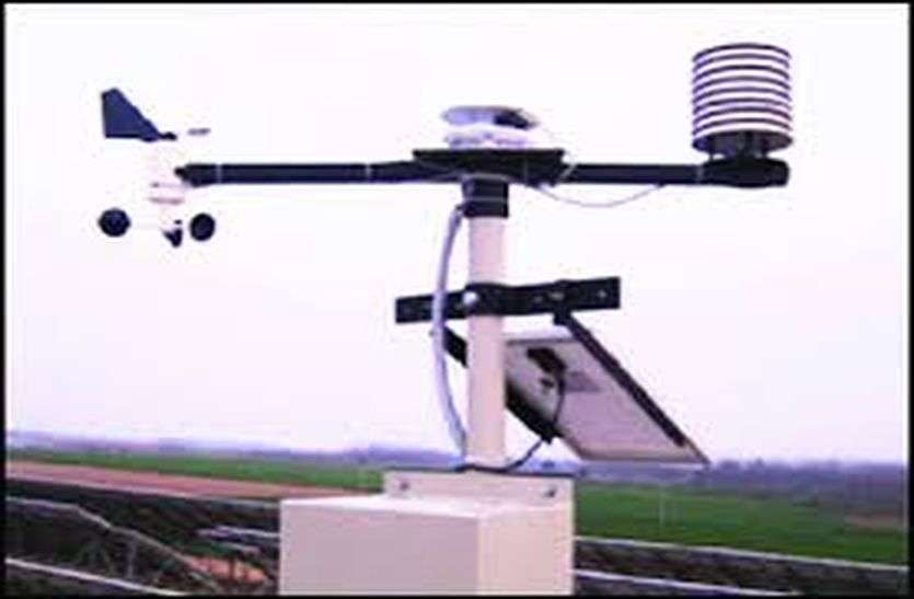 Closed 111 weather devices for five years in bhilwara पांच साल से बंद 111 मौसम यंत्र