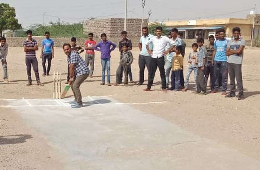 jaisalmer news शहीद की स्मृति में क्रिकेट प्रतियोगिता शुरू