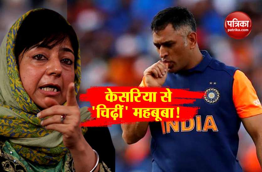Mehbooba Mufti on Indian Team वर्ल्ड कप में टीम इंडिया की हार पर महबूबा मुफ्ती का उटपटांग बयान, ये नई जर्सी का नतीजा है