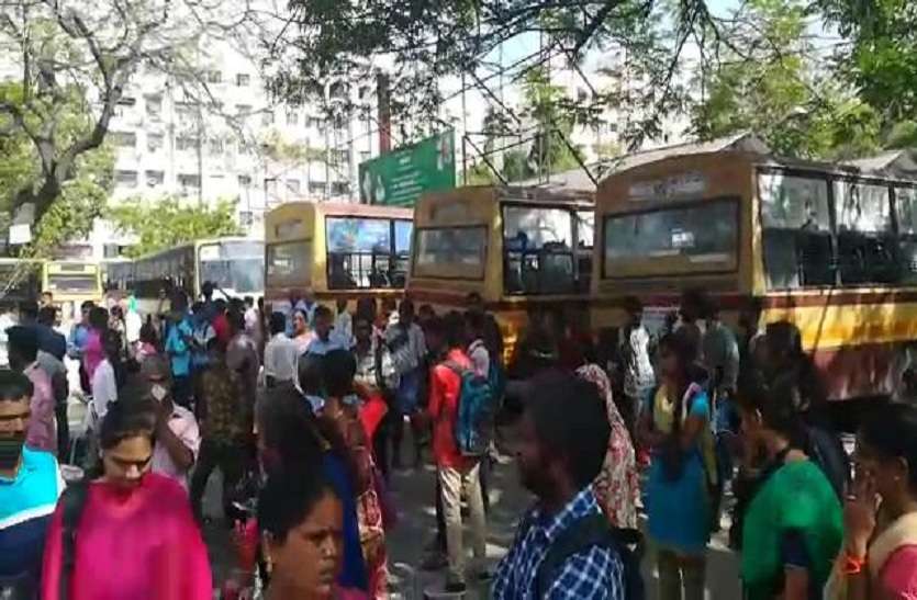 news,Chennai,Tamilnadu,Special,Breaking, MTC bus strike in chennai : चेन्नई में एमटीसी कर्मी अचानक हड़ताल पर
