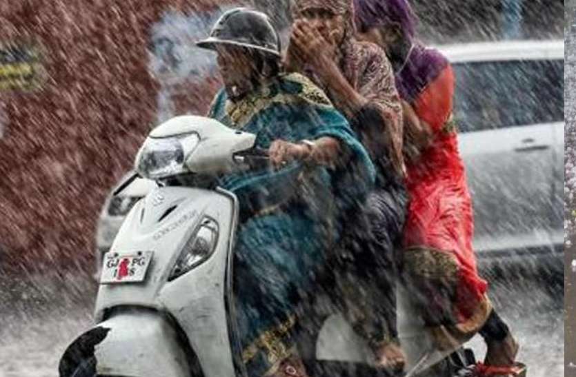 Rain hail in Jhunjhunu Rajasthan : मौसम विभाग के अलर्ट के बाद शेखावाटी में सोमवार को मौसम का मिजाज बदल गया।