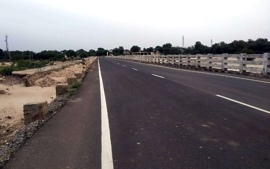 Asphalt from the road of millions of rupees in two months