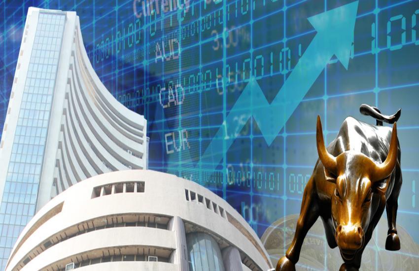 Share market closed at green mark, Sensex close to 48400 points
