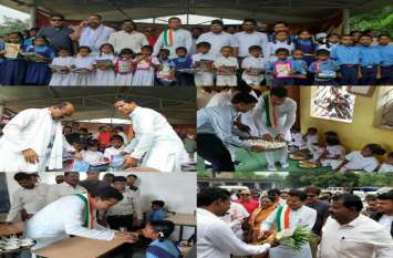 Congress state president inaugurate suposhan yojna in Keshkal नवनियुक्त प्रदेश अध्यक्ष मोहन मरकाम ने किया सुपोषण योजना का केशकाल में शुभारंभ