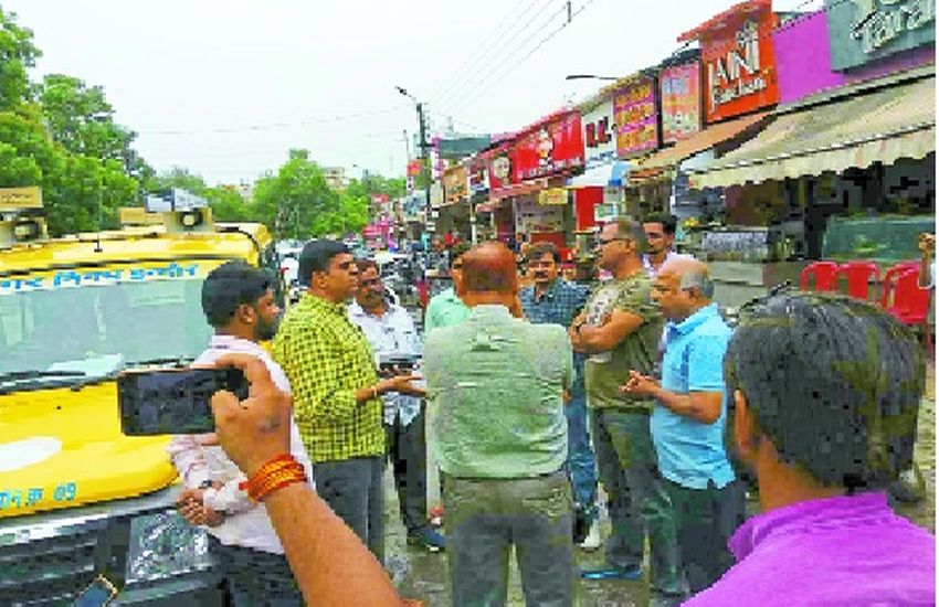 indore 56 दुकान पर निगम ने की कार्रवाई और बनाए चालान