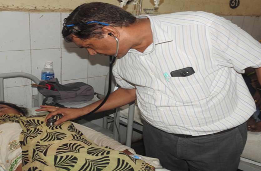attempt to sucide, dholpur news dholpur पति बच्ची को खिला रहा था, महिला ने लगा लिया फंदा, भर्ती