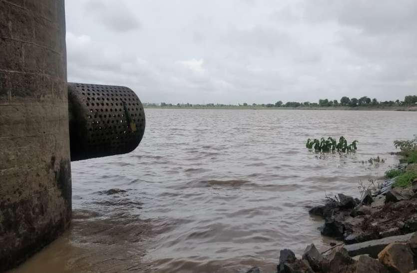 bilavali talab आधा भराया बड़ा बिलावली तालाब, यशवंत सागर में बस डेढ़ फीट की और कसर