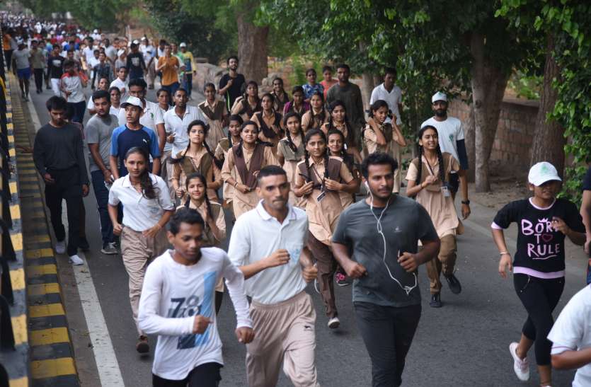 run for one race jodhpur जोधपुर में रन फॉर वन दौड