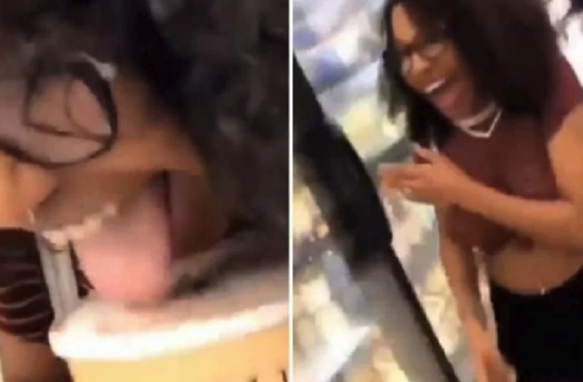 viral video इस महिला ने आइसक्रीम के साथ की ऐसी हरकत, अब हो सकती है सजा!