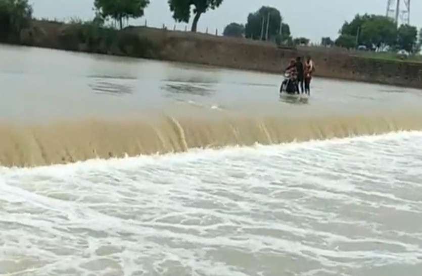 rainfall in rajasthan 2019 राजस्थान में 2 नदियां उफान पर, 8 जिलों में भारी बारिश का अलर्ट जारी