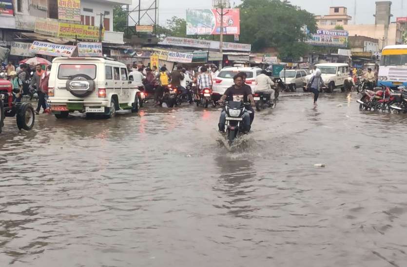 Rain in Dausa जिलेभर में मेहरबान रहे इन्द्रदेव, किसानों के चेहरे खिले