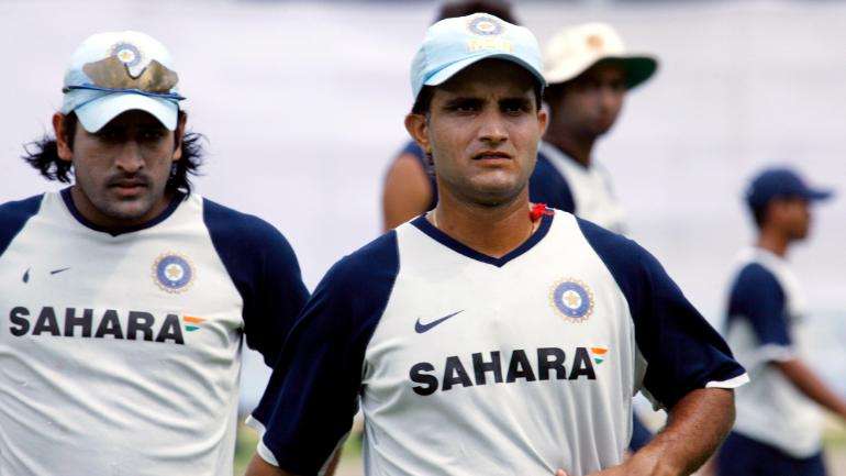 Ganguly and Dhoni