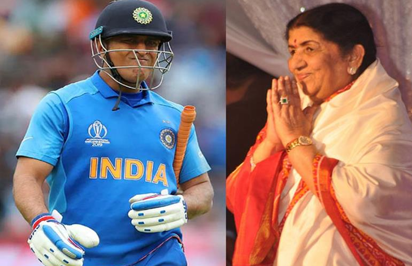 World Cup 2019 Legendary Singer Lata Mangeshkar Tweet Dhoni Retirement