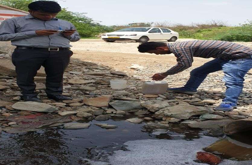TDS 1600 of rain water in bhilwara बारिश के पानी का टीडीएस 1600